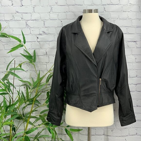 Wilsons Leather Jackets & Blazers - Wilsons Leather Black Leather Jacket